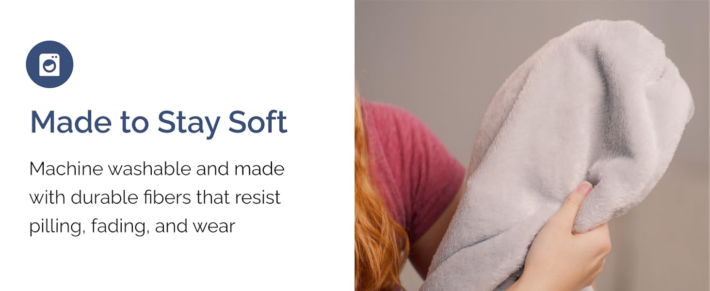 made to stay soft fleece blanket cgk linens machine washable durable