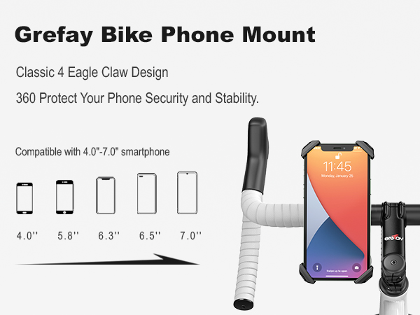 Grefay Bike Phone Mount
