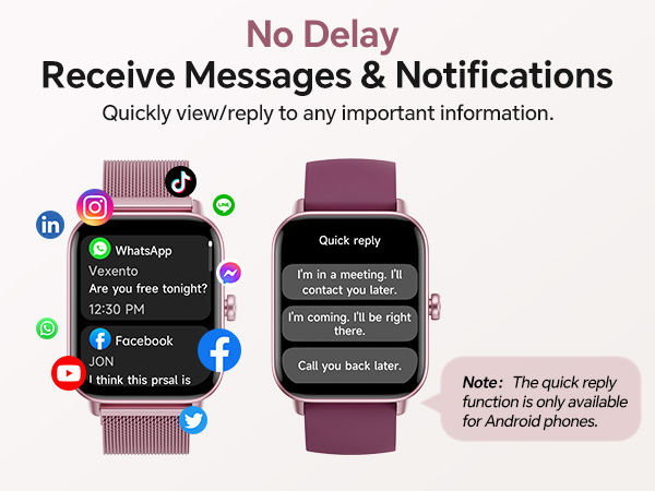 smart watch for android phones and iphones