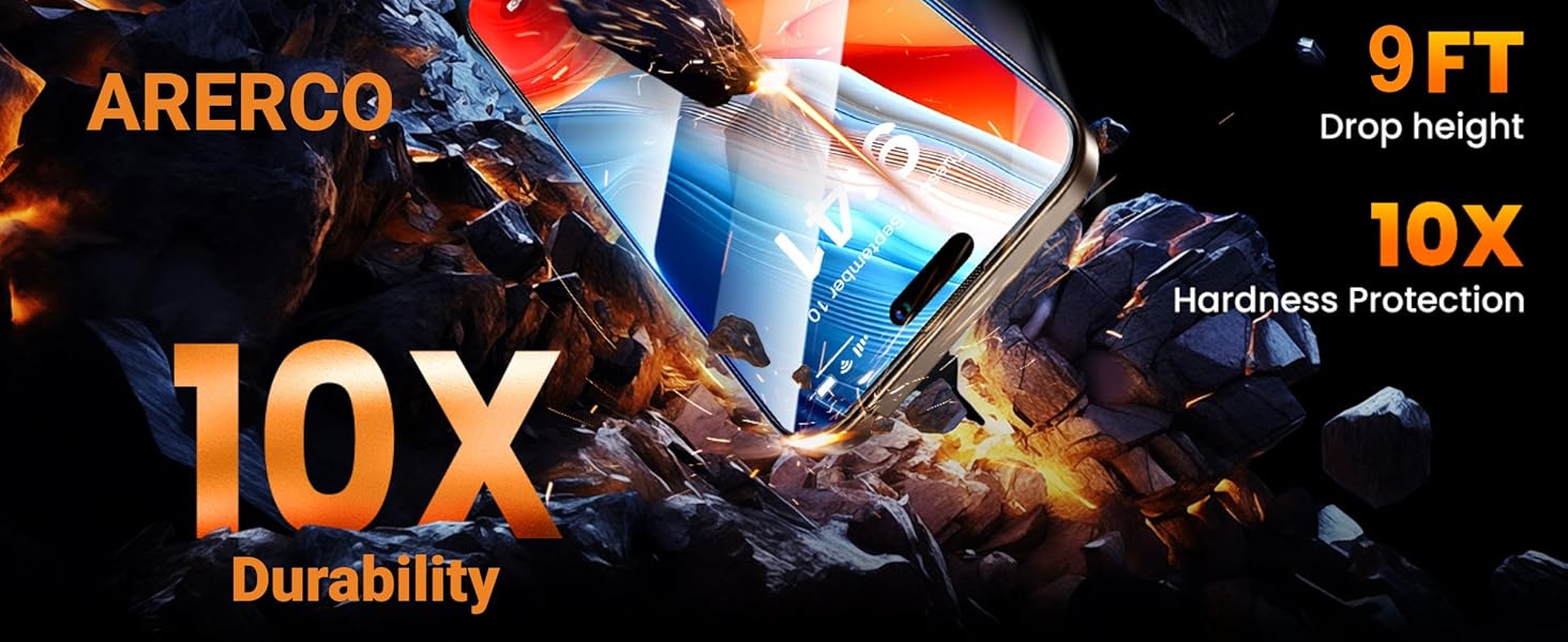 iPhone 16 promax tempered glass screen prrotector