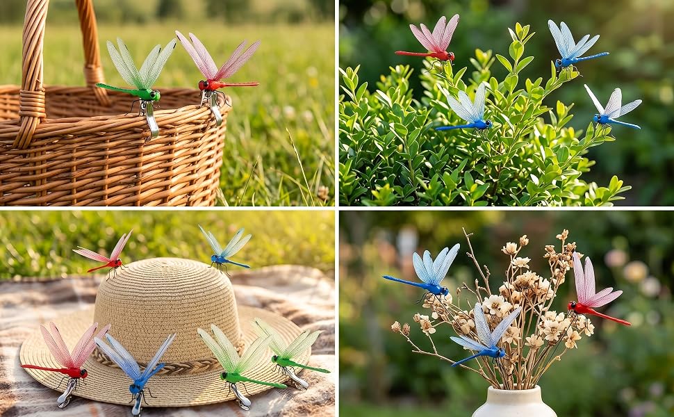 Dragonfly Clip, Versatile Decorative Appeal