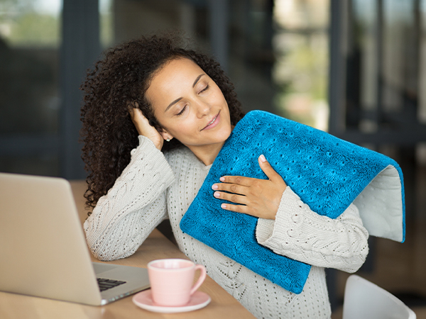 King Size Heating Pad for Back Pain &amp; Cramps Relief, FSA HSA Eligible