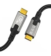 CABLAPTOP USB C Cable 1.6FT,USBC 3.2 20Gbps Data Transfer, 240W Fast Charging Type C to Type C,4K...