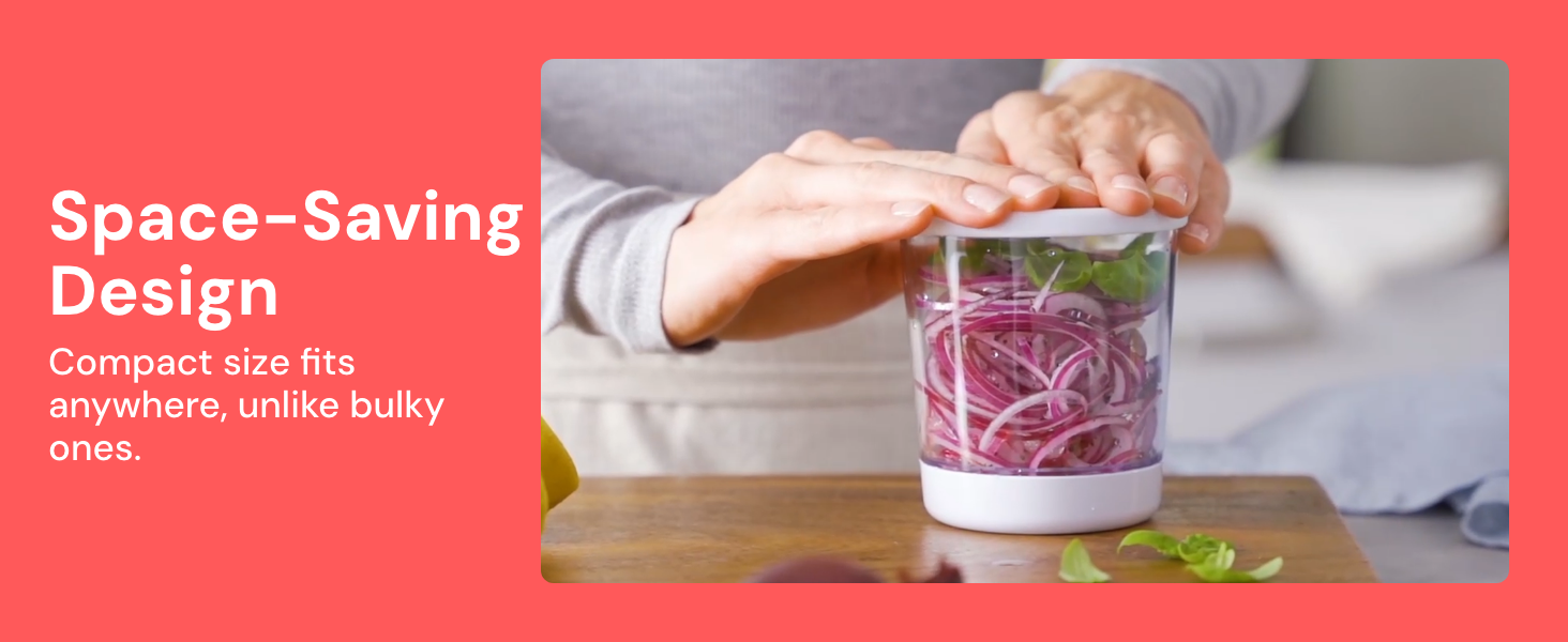 Compact spiralizer