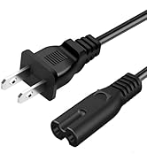AC Power Cord Compatible Xbox One S, Xbox One X, Xbox Series X/S, Sony PS3 Slim / PS4 / PS5 PlayS...