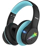 EarFun K4 Kids Bluetooth Headphones, Wireless Headphones with LED Lights, 74/85/94dBA Volume Limi...