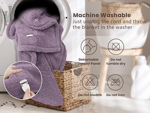 washable heated blanket