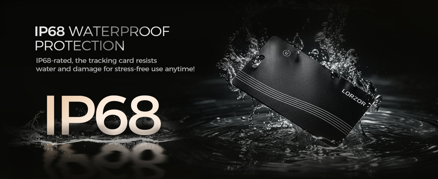 Wallet Tracker Card (iOS Only) Apple MFi Certified Slim Tracking Card