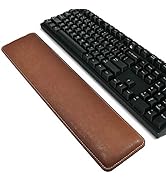 MAIDERN Keyboard Wrist Rest,PU Leather Keyboard Wrist Rest Pad Support,Ergonomic Memory Foam,Wate...