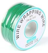 JESSINIE Green Electronic Wire DM-30-1000 Wire Wrapping Wire 30 AWG Single Core Wire Circuit Boar...