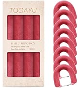 Togayu Heatless Curls Overnight Set - Jumbo Overnight Hair Curlers to Sleep In, Soft Velvet Hair ...