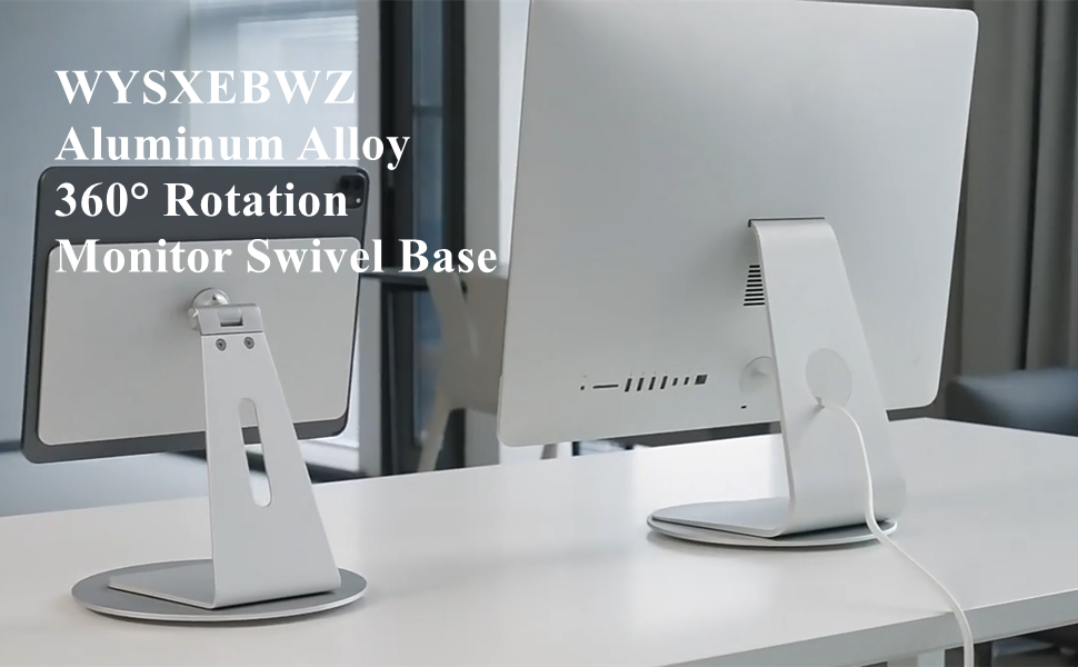 360° rotation monitor swivel base