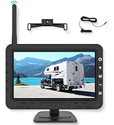 Wireless Backup Camera with 4.3 Inch IPS Screen Monitor and AHD Rear View Camera Night Vision Wat...