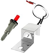 Lemfema 80462 Push Button Piezo Igniter Kit Replacement for Weber Q100 and Q200 Gas Grills