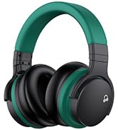 MOVSSOU E7 Active Noise Cancelling Headphones Teal Green