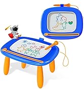 Kikidex Toddlers Toys Age 1-3, Magnetic Drawing Board, Toddler Girl Toys for 1-2 Year Old, Doodle...