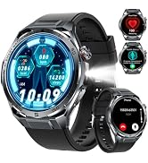 Leuceira Military Smart Watches for Men with LED Flashlight, Tactical Rugged Smart Watch with 1.4...