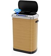 Donext 50L Automatic Trash Can, Motion Sensor Waste Trash Bin w/Soft Close Lid, Smart Touchless S...