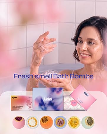 Bath bombs gift set