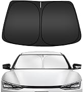 ARISMOTOR Windshield Sun Shade for Kia EV6 2022-2025, Custom Fit Foldable Front Window Sunshade S...