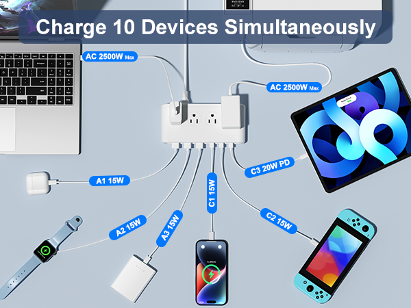power strip with usb port