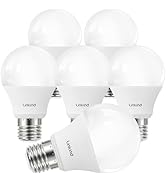 Linkind A19 LED Light Bulb, 40W Equivalent, 5W 2700K Soft White, 450 Lumens Non-Dimmable, E26 Sta...