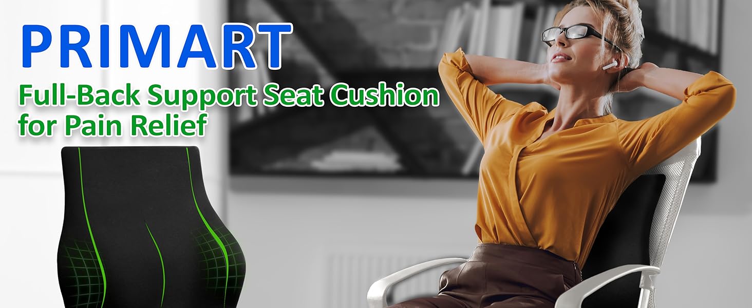 Full Back Support Seat cushion