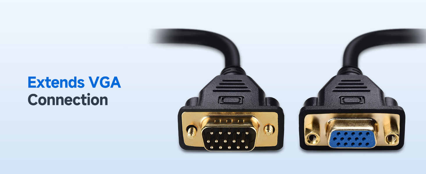 Cable Matters VGA Extension Cable (VGA Cable Male to Female)