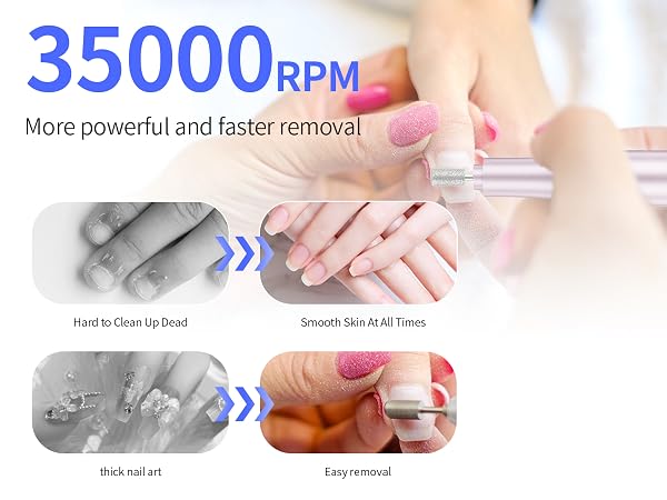Easy nail polish removal.