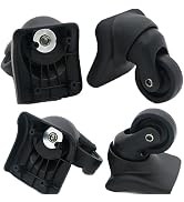 Zoofen Replacement Luggage Wheel Repair Suitcase Bag Parts Spinner Wheels Casters for Travel Cust...