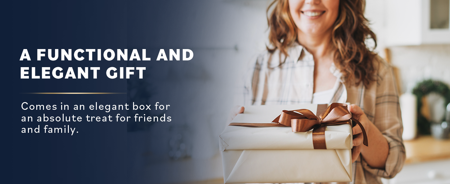 electric pepper and salt grinder as a gift