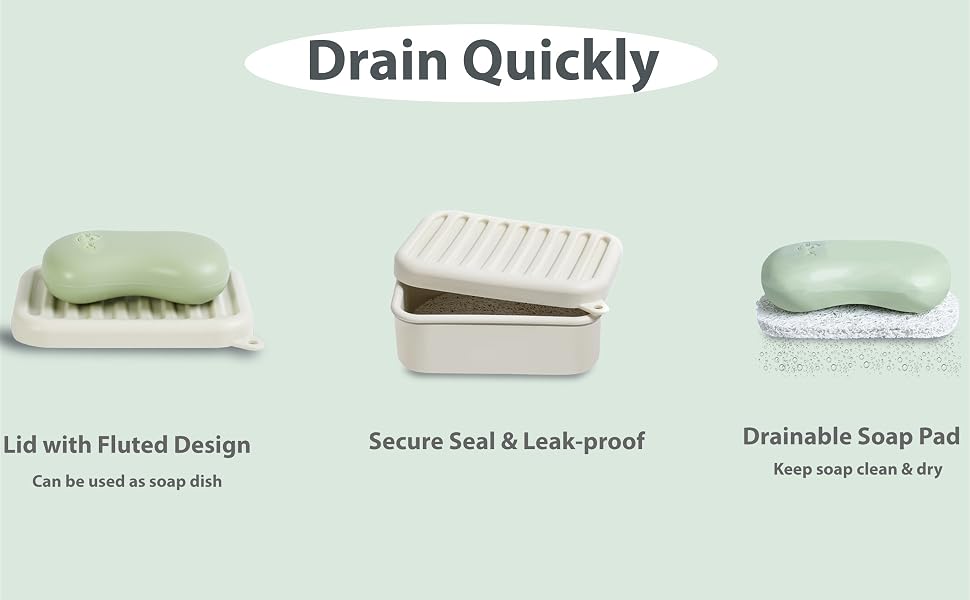 Leak Proof Travel Soap Case
