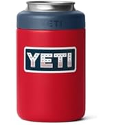 YETI Rambler 12 oz. Colster Can Insulator for Standard Size Cans, Red/Navy/Badge