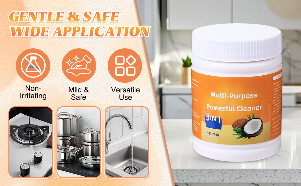 Multi-Purpose Powerful Cleaner for Kitchen, Heavy Kitchen Duty Degreaser