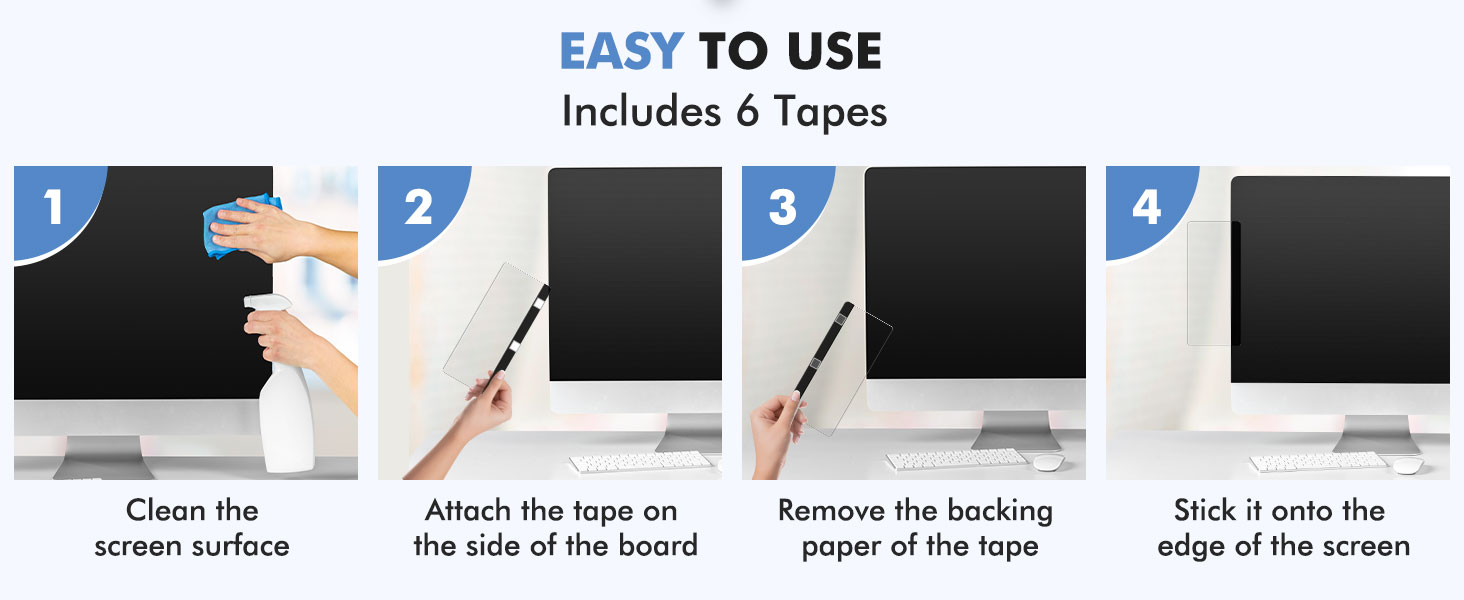 3 pcs acrylic note holders