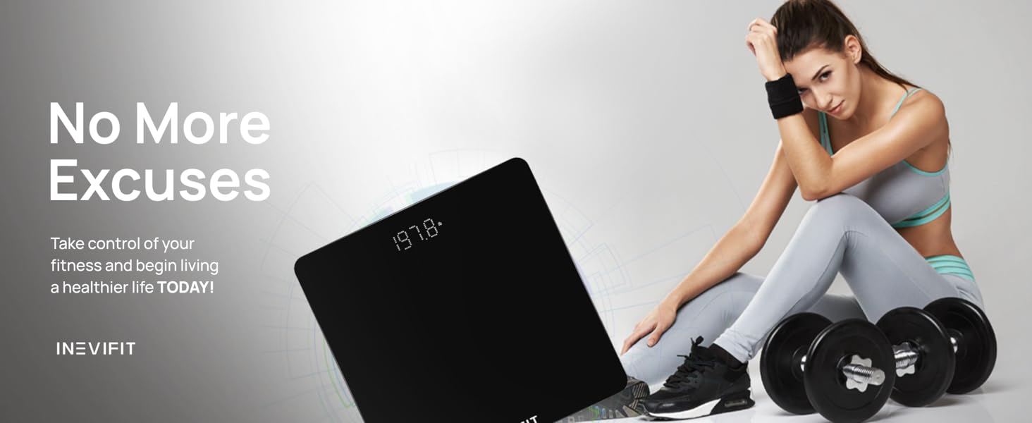 INEVIFIT Premium Bathroom Scale - I-BS002 - Premium A+