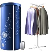 KASYDoFF Portable Dryer, 46Inch-1000W Portable Clothes Dryer for Apartments, Portable Dryers Mach...