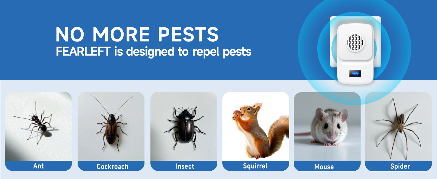Ultrasonic Repellen Indoor Insect Repeller