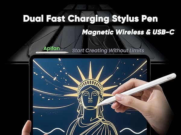 Dual Fast Charging: Magnetic Wireless &amp;amp; USB-C