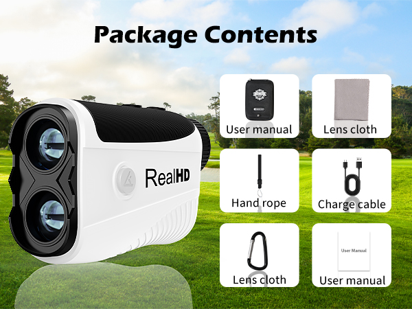 golf range finder with slope