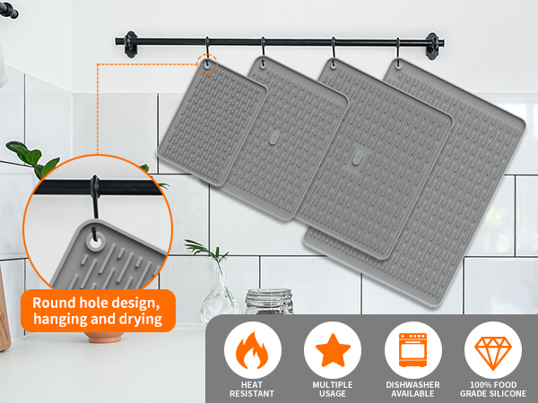 Silicone Dish Drying Mat