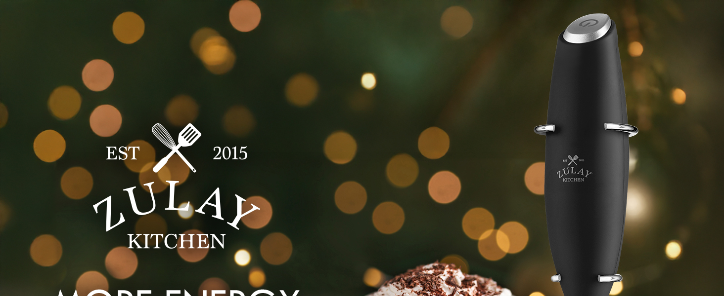 milk frother with stand