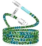 iMangoo USB A to USB C Cable 6ft Long Marble-Pattern Beaded Charger Cord for Carplay Car Play for...