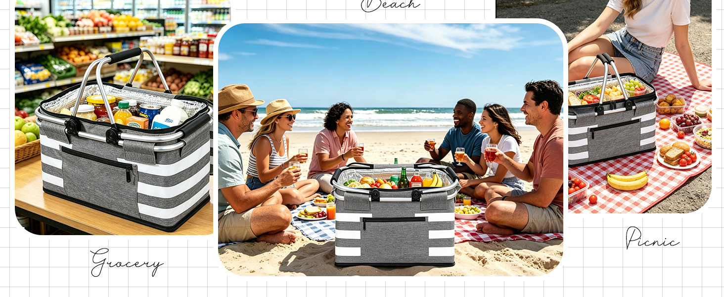 Insulated Picnic Basket