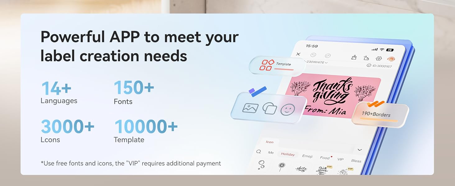 NIIMBOT 2 inch label printer for business