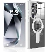 AUROX Magnetic for Samsung Galaxy S24 Ultra Case with Invisible Stand [Compatible with MagSafe] M...