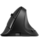 DELUX Wireless Ergonomic Mouse,Rechargeable Mouse for Small Hands (M618AIR) | Lightweight, 4000DP...