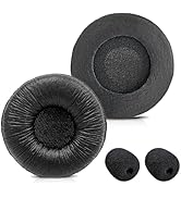 Plantronics Headset Ear Cushions Replacement for Supra Plus Encore and Most Standard Size Office ...