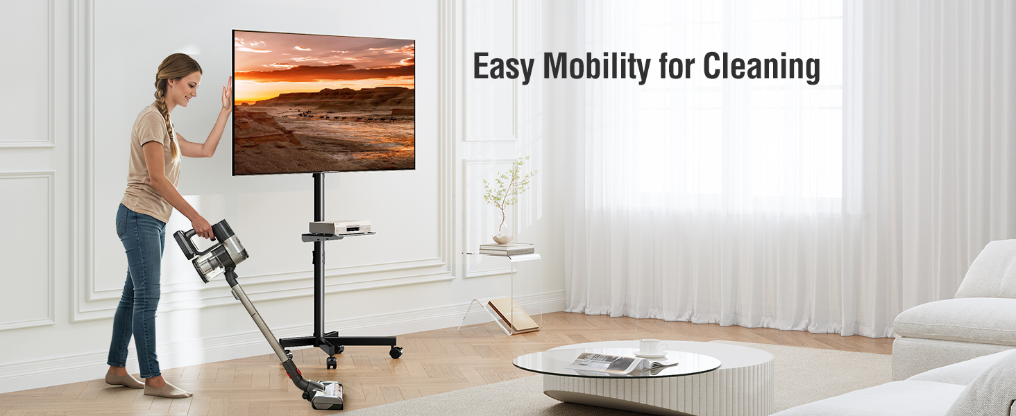 Rolling TV Cart