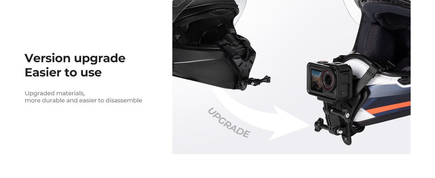 Action camera chin mount